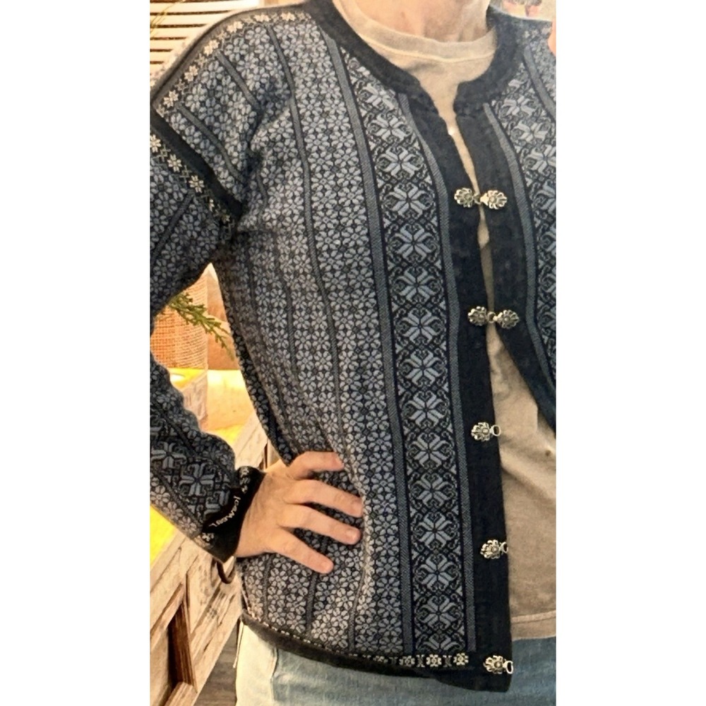 Icewear Nordic cardigan Women's Large Fair Isle